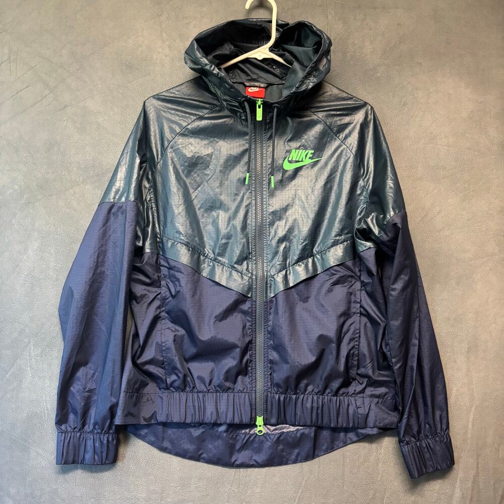 Nike Windrunner Jacket Logo Full Zip Hooded Lightweight Windbreaker Gorpcore
